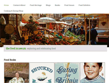 Tablet Screenshot of foodmuseum.com